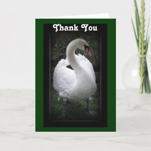 De Agradecimiento Gracias - tarjeta swan