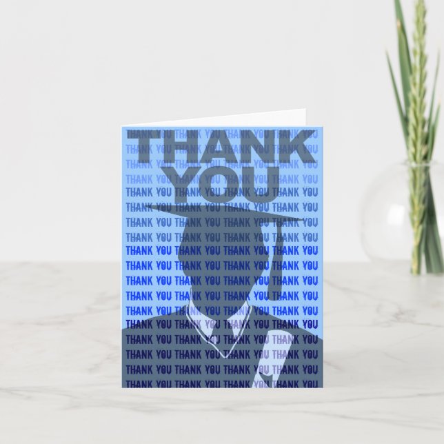 De Agradecimiento Graduación Gracias Tarjeta Gown Tile 2 (Anverso)