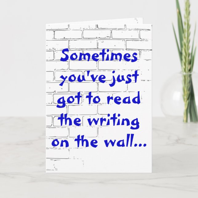 De Agradecimiento Graffiti, eres una tarjeta bendita (Anverso)