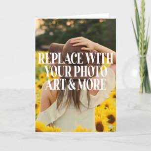 De Agradecimiento Haz tu propio código QR en la tarjeta trasera