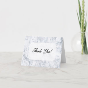De Agradecimiento Marble Gracias Tarjeta En Blanco Dentro