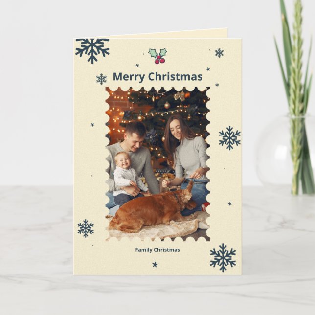 De Agradecimiento Navidades Tarjeta Amarilla (Anverso)