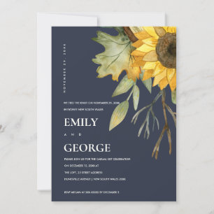 DE AGRADECIMIENTO NAVY SUNFLOWLOWAL FLORAL NOS ATACÓ LA TARJETA KNOT