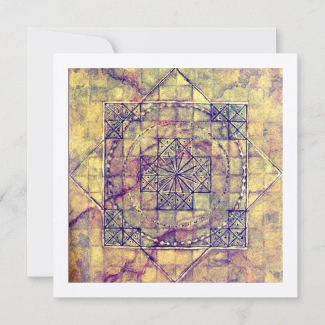 De Agradecimiento Nazca Mandala, Perú. Tarjeta (Anverso)