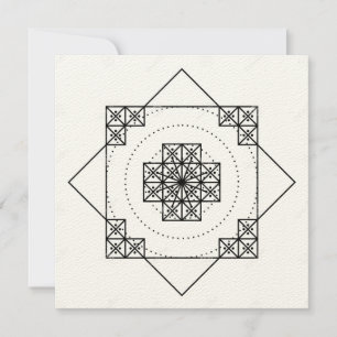 De Agradecimiento Nazca Mandala, Perú. Tarjeta