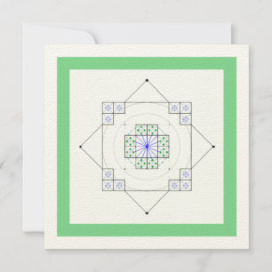 De Agradecimiento Nazca Mandala, Perú. Tarjeta