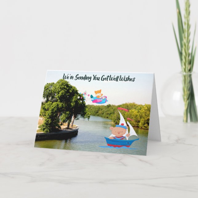 De Agradecimiento Obtener una buena tarjeta para un niño pequeño (Anverso)