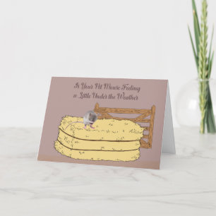 De Agradecimiento Obtener una tarjeta adecuada para el ratón enfermo