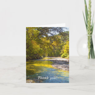 De Agradecimiento Otoño En Busiek Painterly Gracias Tarjeta