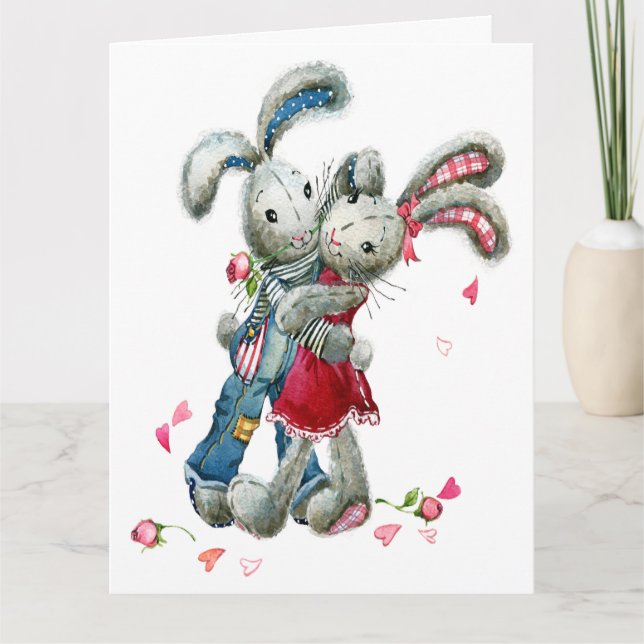 De Agradecimiento Para siempre tarjeta del amor (Anverso)