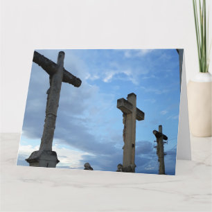 De Agradecimiento Pascua. Tarjeta en blanco