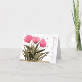 De Agradecimiento Pensar en tu tarjeta - en blanco dentro