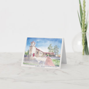 De Agradecimiento Pequeño, 4" x 5,6" Folded Gracias Tarjeta St Luke'