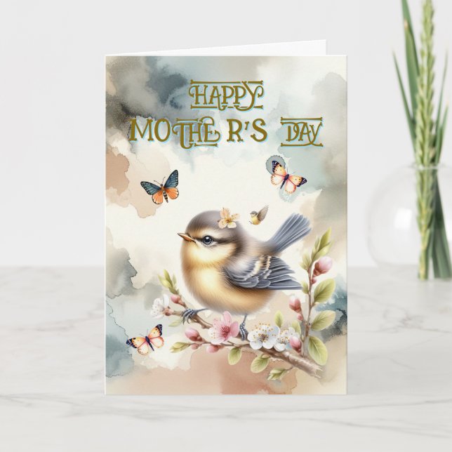 De Agradecimiento Por la mamá que nunca detiene la tarjeta del día d (Anverso)