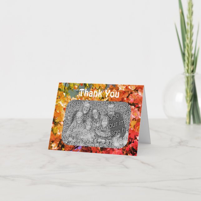 De Agradecimiento Primavera Flores Personalizadas Gracias Tarjeta Fo (Anverso)