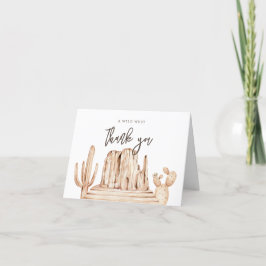 De Agradecimiento Primera tarjeta Rodeo Neutral Southern Cowboy Grac