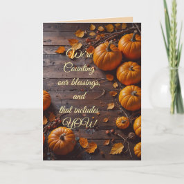 DE AGRADECIMIENTO PUMPKINS GRACIAS TARJETA PARA CUALQUIERA