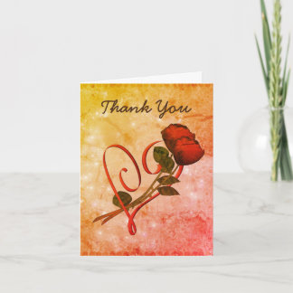 De Agradecimiento Red Roses Heart Flower Art Gracias Tarjeta