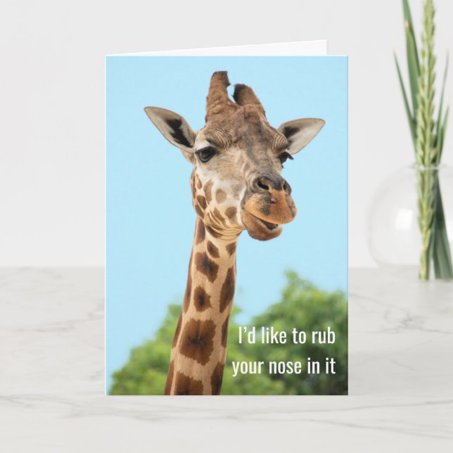 De Agradecimiento Relé La Nariz, Gire La Otra Quilla - Tarjeta (Anverso)