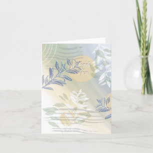 De Agradecimiento Resumen Aves Botánicas Florales Gracias Tarjeta