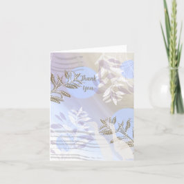 De Agradecimiento Resumen Aves Botánicas Florales Gracias Tarjeta