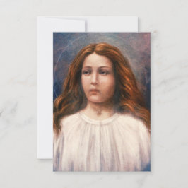 De Agradecimiento Santa María Goretti Tarjeta Santa