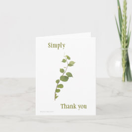 De Agradecimiento Simplemente gracias: gracias tarjeta