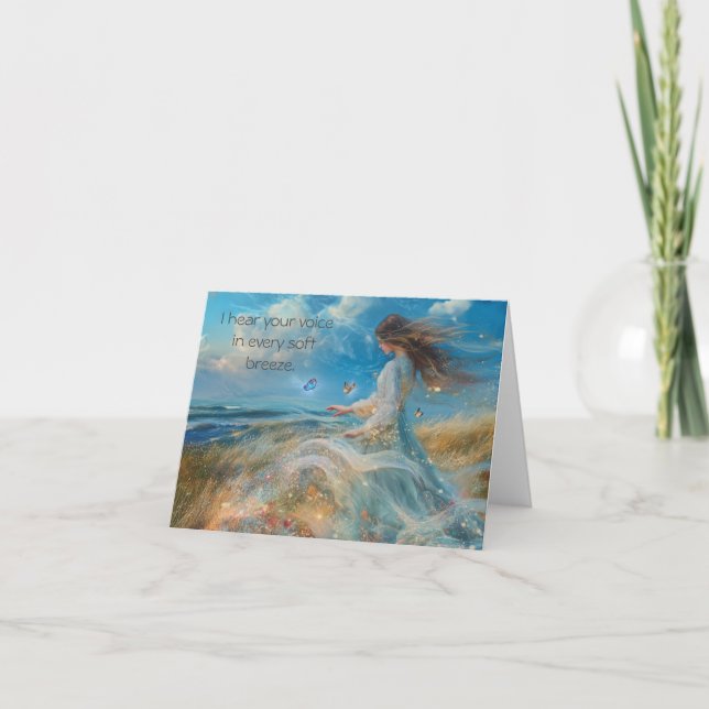 De Agradecimiento Susurros en la tarjeta Breeze (Anverso)