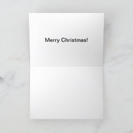 De Agradecimiento Tarjeta 5x7 Merry Christmas santa pig