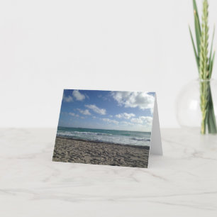 De Agradecimiento Tarjeta Blank Miami Beach