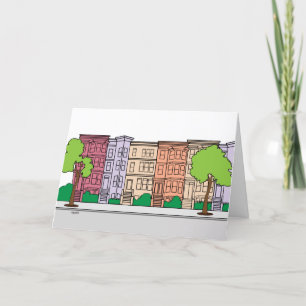 De Agradecimiento Tarjeta Brownstones