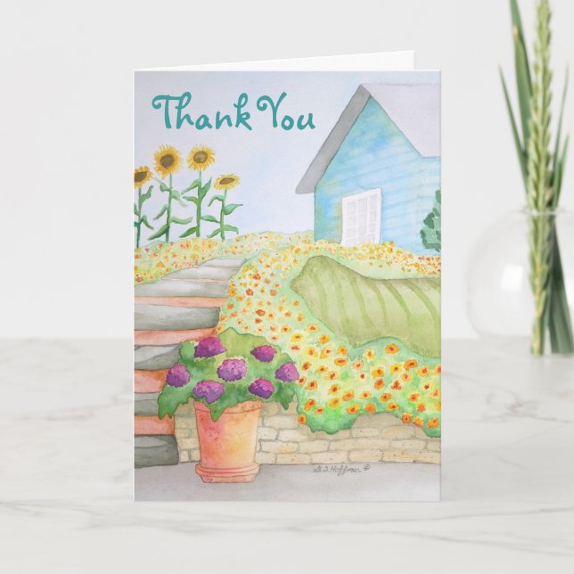 De Agradecimiento Tarjeta casera dulce casera (Anverso)