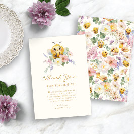 De Agradecimiento Tarjeta Cute Bee Gracias