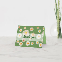 De Agradecimiento Tarjeta Daisies