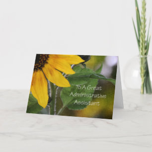 De Agradecimiento Tarjeta del ayudante administrativo