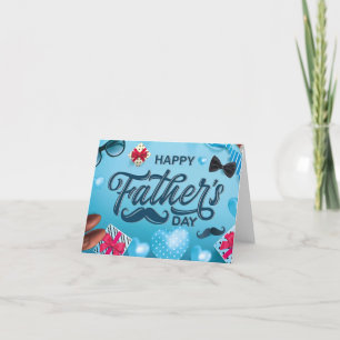 De Agradecimiento Tarjeta del día del padre, feliz día del padre