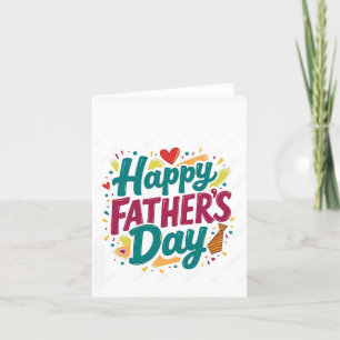De Agradecimiento Tarjeta del día del padre, feliz día del padre