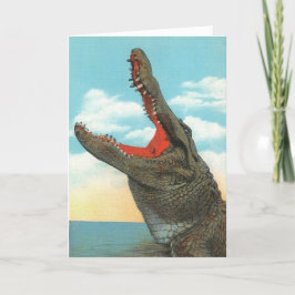 De Agradecimiento Tarjeta del Sr. Alligator