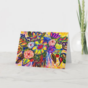 De Agradecimiento Tarjeta Des Fleurs Dans La Maison (Des Fleurs Dans