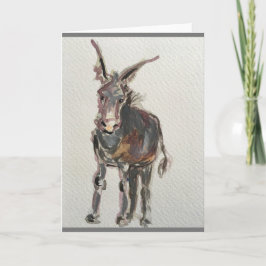 De Agradecimiento Tarjeta Donkey Lover Blank