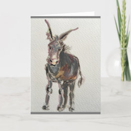 De Agradecimiento Tarjeta Donkey Lover Blank