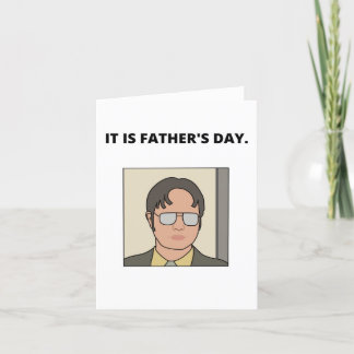 De Agradecimiento Tarjeta Dwight Shrute para el Día del Padre
