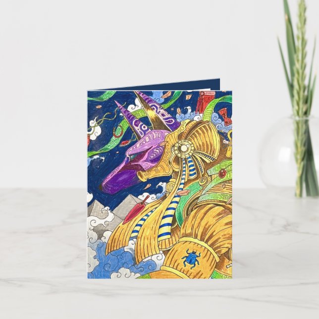 De Agradecimiento Tarjeta egipcia (Anverso)