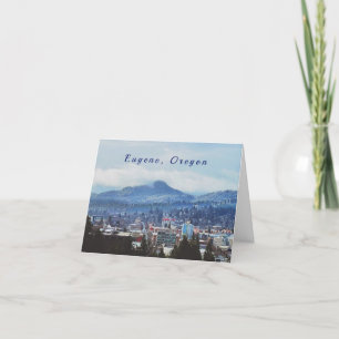De Agradecimiento Tarjeta en blanco "Eugene, Oregon"