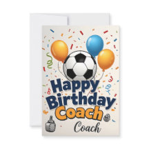 Tarjeta Feliz Cumpleaños Para Entrenador