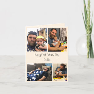 De Agradecimiento Tarjeta feliz del día del primer padre