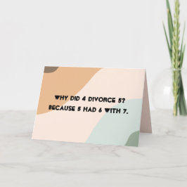 De Agradecimiento Tarjeta Feliz Día del Divorcio
