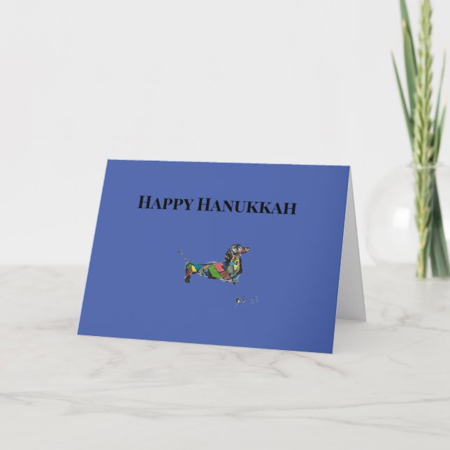 De Agradecimiento Tarjeta feliz Hanukkah (Anverso)