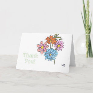 De Agradecimiento Tarjeta Flowers 1