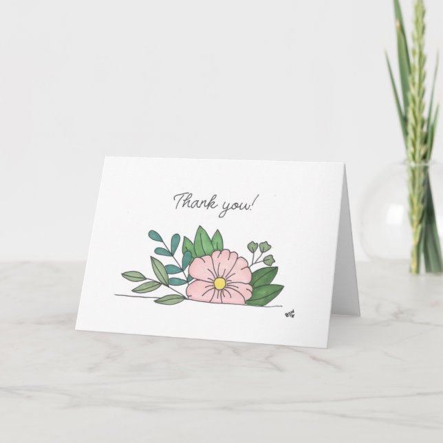 De Agradecimiento Tarjeta Flowers 7 (Anverso)